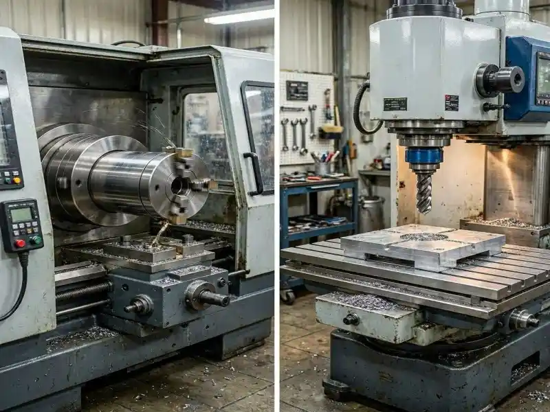 drilling vs milling vs turning